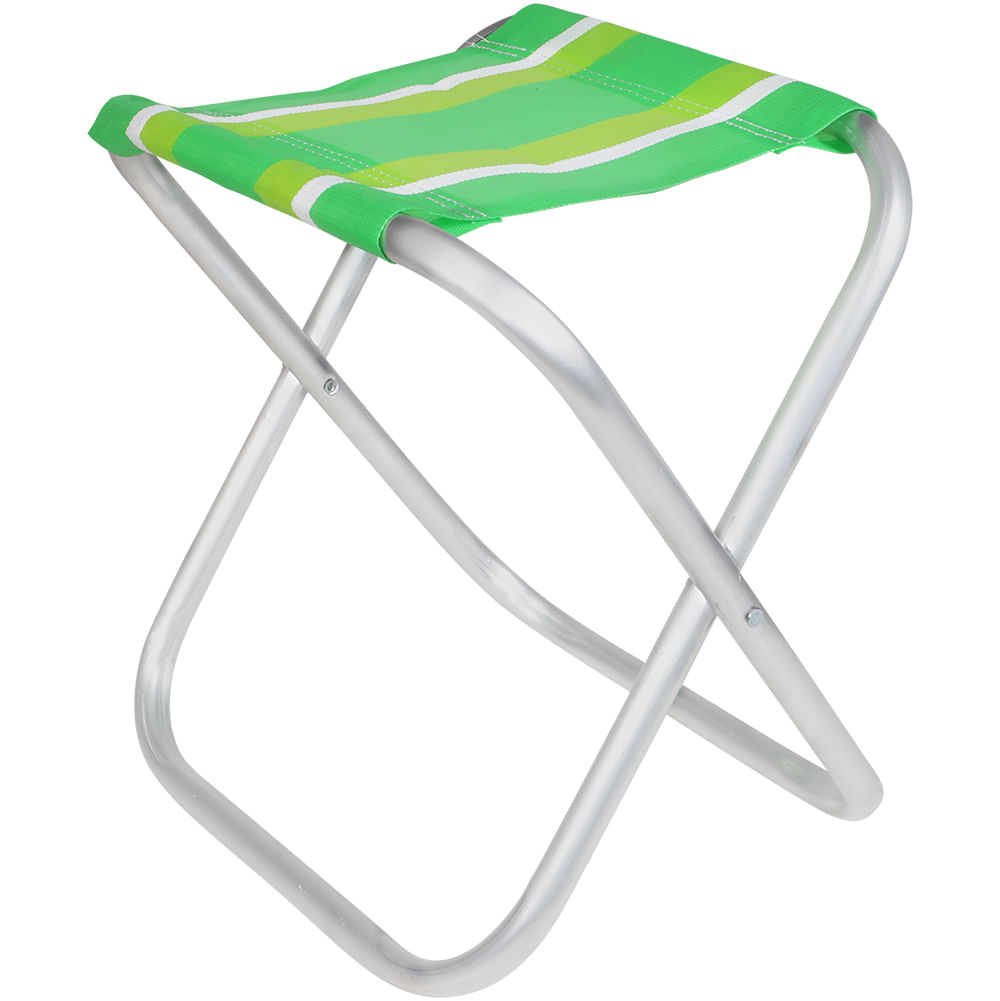 Encontraproduto.com.br - Banqueta Dobrável Alumínio Praia Pesca Camping Bel Fix